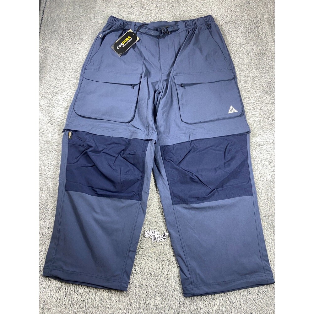 Nike ACG Smith Summit Zip Cargo Pants Size Small Men Thunder Blue HV0591-437
